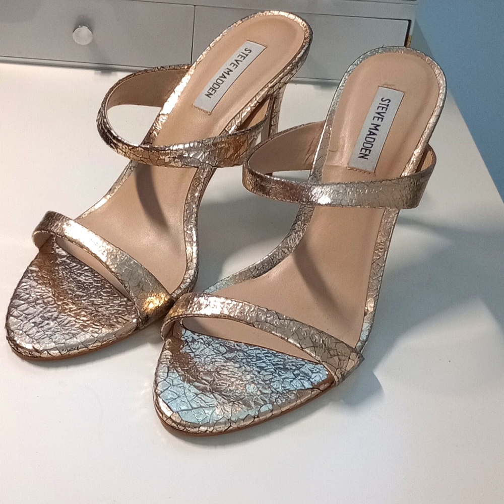 Steve Madden Rosalina Heel - Gold 10M